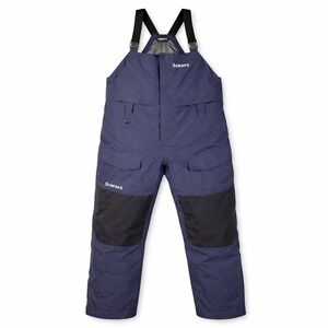 Simms Mens Insulated Bib Overalls XXL Navy Heavy Duty Reinforced Fishing